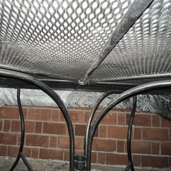 Purchased From Home Depot Outdoor Patio Furniture Set 5pc Wrought Iron Bistro Metal Aluminum