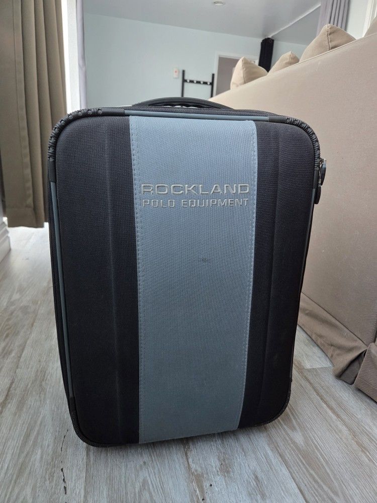 Two softshell rolling carry-on bags - $15 each. Both for $25.