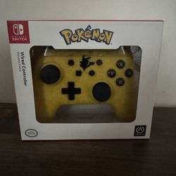 Brand New PowerA Wired Controller for Nintendos Switch - Pokemon: Pikachu Silhouette