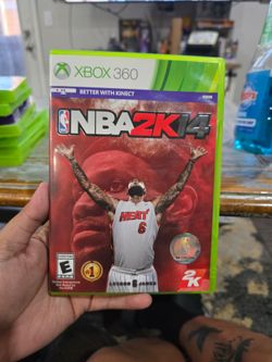 MICROSOFT XBOX 360 NBA 2K14 VIDEO GAME-MIAMI HEAT BASKETBALL LEBRON JAMES
