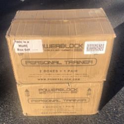 Powerblock adjustable 50lb dumbbells pair BRAND NEW SEALED 2.5-50 pounds 2020 version, better than Bowflex 552! Paid $504 shipped!