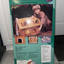 Dura-Craft Vintage 1994 Oregon Trail Mansions In Miniature Cabin Dollhouse OR177