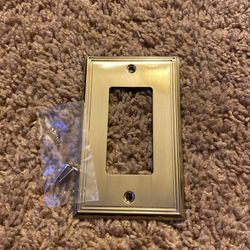 Brushed Nickel Switch Plate