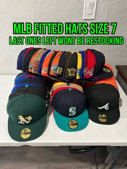 MLB New Era 59fifty Fitted Hats Reg Hats And Patch Multi Color Size 7