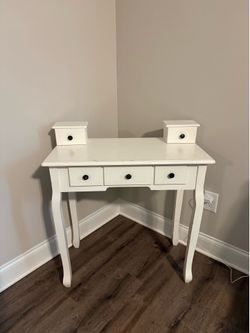 White vanity