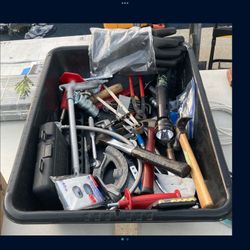 Tool Sale! Cleaning Out Garage! Bin Of Tools