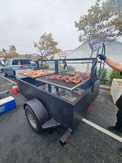 New Santa maria bbq on trailer