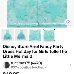Disney Ariel Fancy Dress 