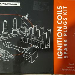 Ignition coils spark plugs kit