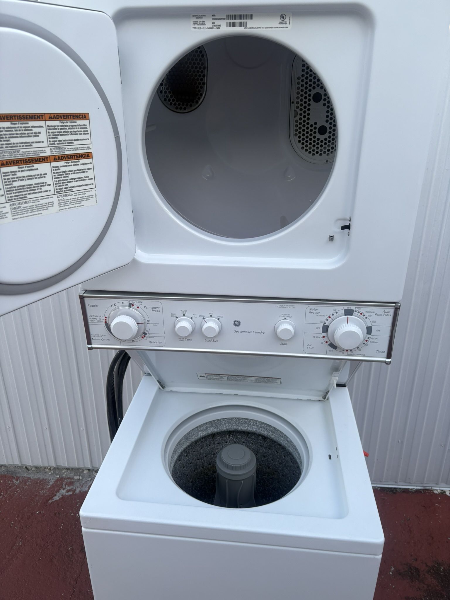 Kenmore stackable 24