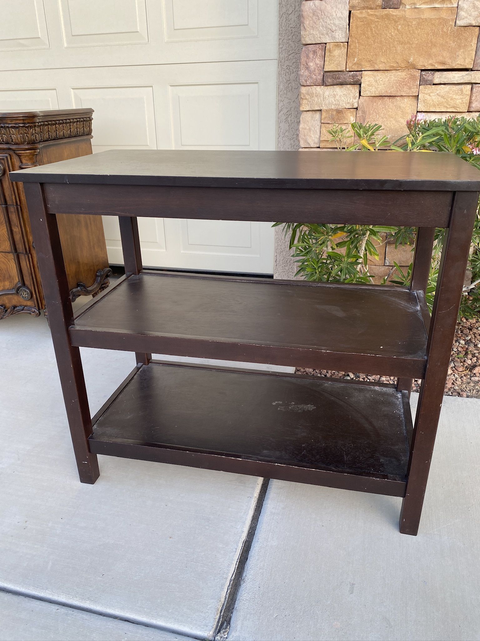 Land Of Nod/Crate And Barrel Shelves/Baby Changing Table. $25 OBO