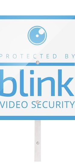 Blink Yard Sign with Two Window Decals Bundle