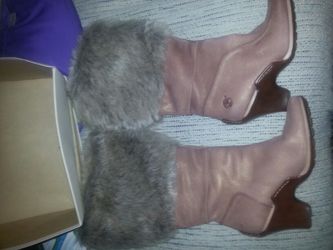 New.Timberland lather boots size 8 1/2