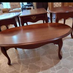Coffee Table And 3 End Tables