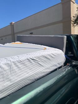 Full Size Bed with Frame and Headboard