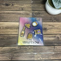 Crocs Winner Jibbitz Charms Original 5 Pack NWT (10012123) *RETAIL $20*