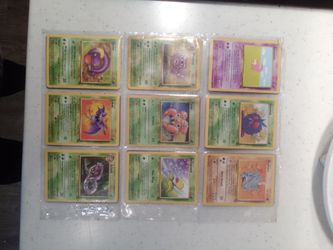 Vintage Pokémon Cards Lot of 18