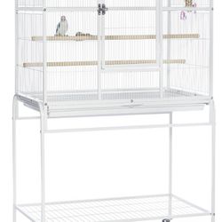 Prevue Large White Flight Cage With Stand 