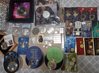 Gold & Silver Bullion Collection – Coins, Bars, Graded Eagles