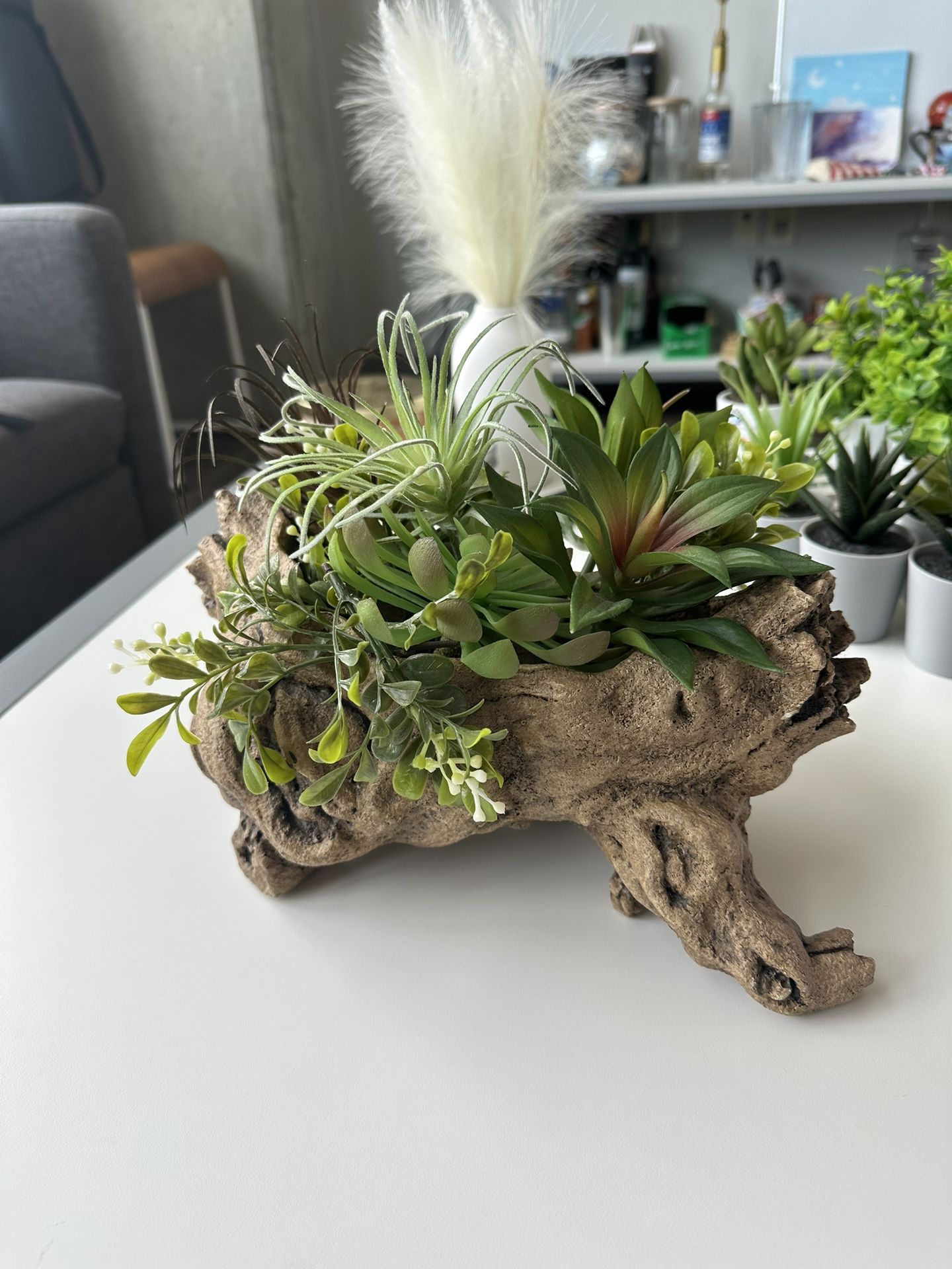 Handmade Fake Plant Centerpiece