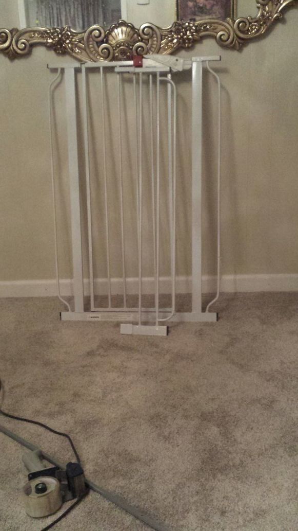 Regalo easy step gate w open close door
