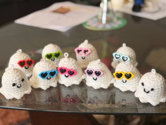 Brand New,  Crocheted  Ghosts