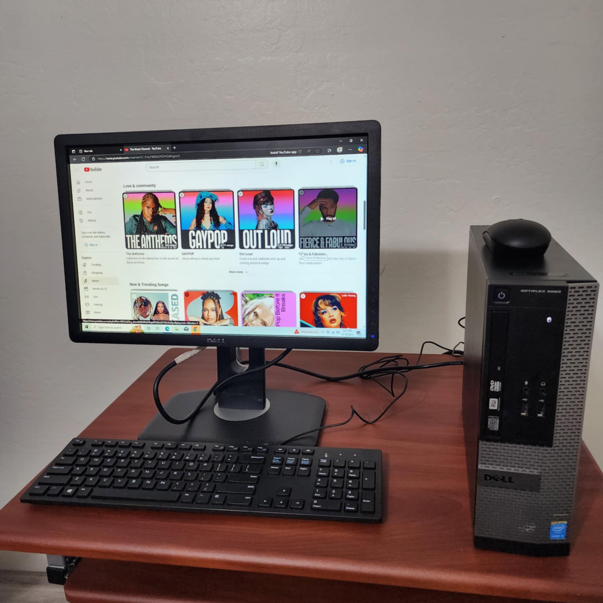 Optiplex 3020 Desktop SFF Intel core I5 4590 3.3GHZ 8GB RAM 600GB HDD Win 10 Pro. Microsoft office installed. Wi-Fi conection. Nothing wrong. Mo