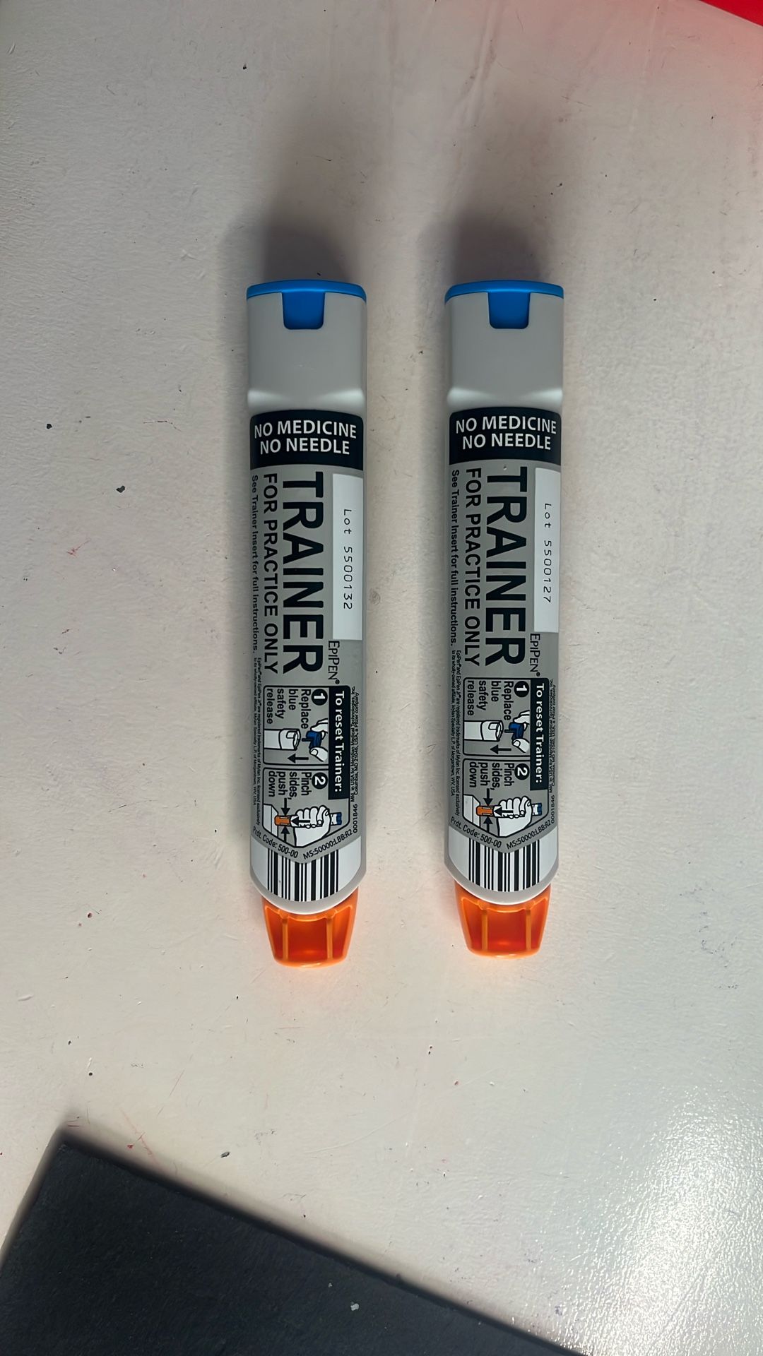Free: EpiPen trainer Pens