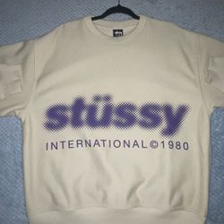 Brand New Blurry Stussy Crewneck 