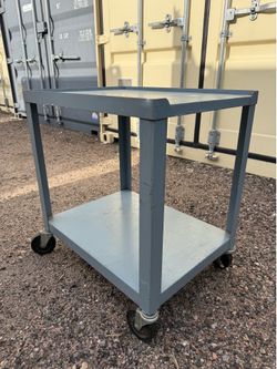 Steel Heavy Duty Utility Cart with Locking Wheels