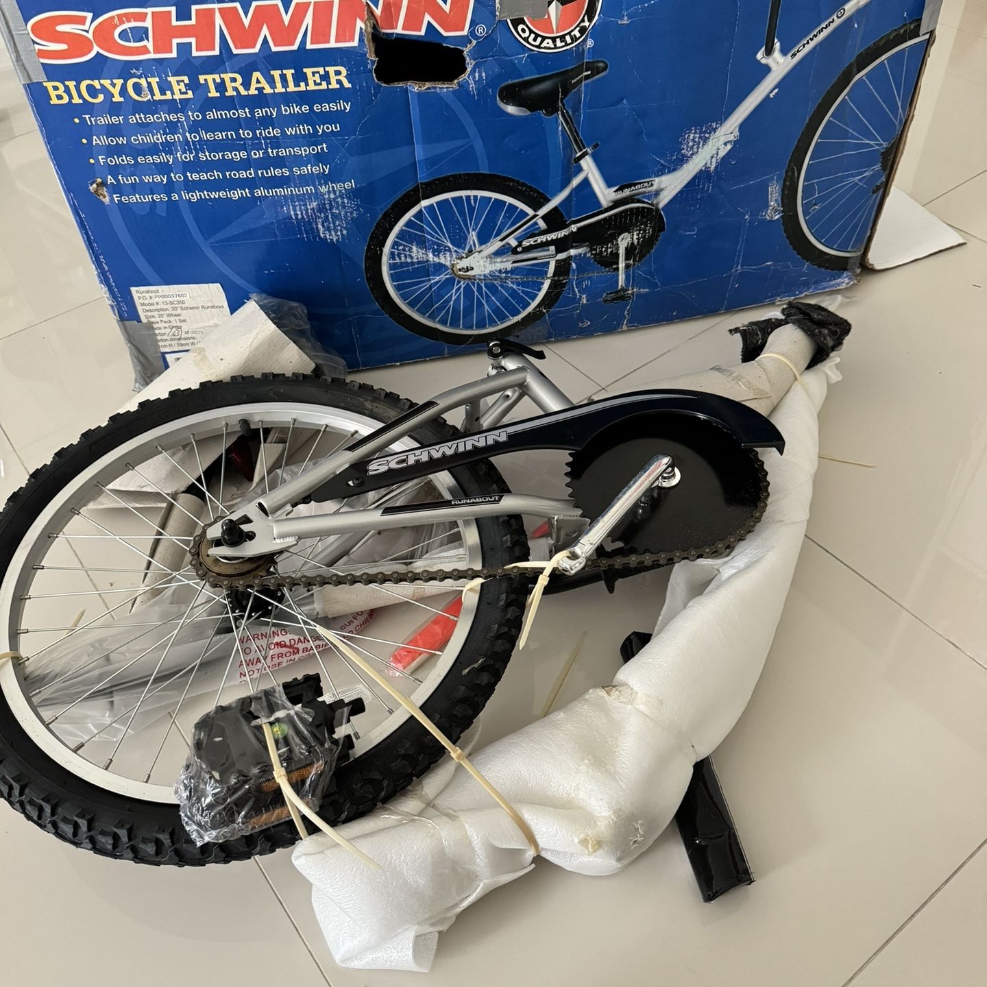 Schwinn runabout trailer sale