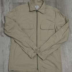 H&M Beige Jacket Men (XS) Fits like Small
