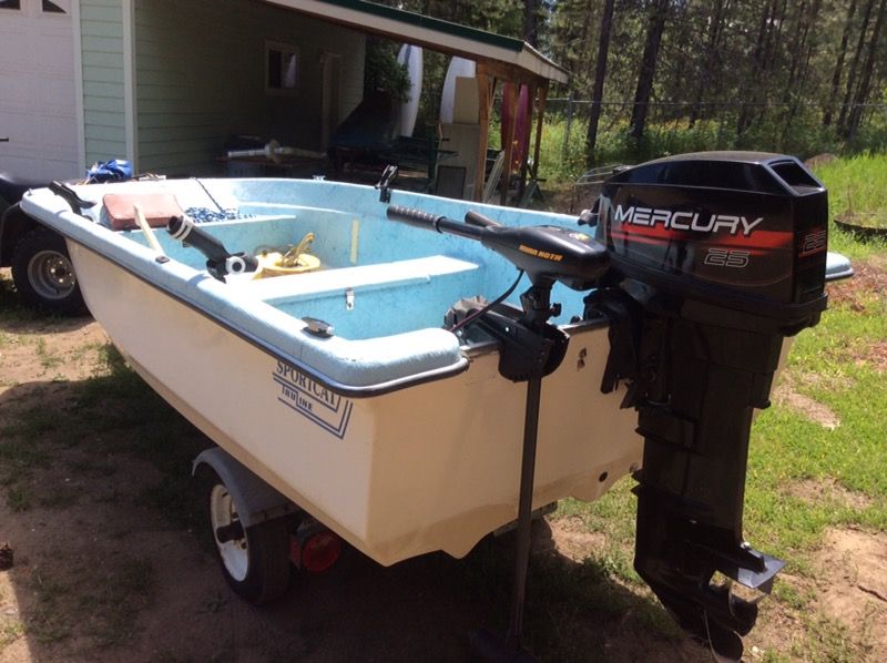 Truline Sportcat boat, motor and trailer
