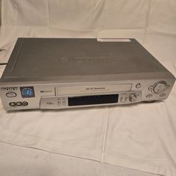 Sony Hi-Fi Stereo VHS VCR Player Recorder Tested Working RCA Inputs