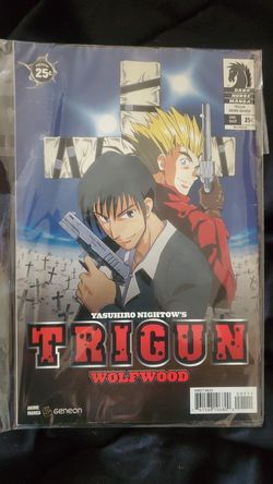 Rare Japanese Trigun manga (still in plastic)
