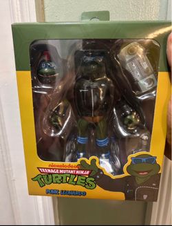 Nickelodeon Teenage Mutant Ninja Turtles Punk Leonardo Figure w/ Accessories New In Box