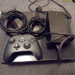 Xbox One With All Cables And Controller