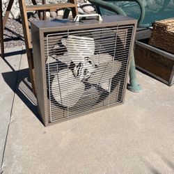 Vintage Metal Box Fan
