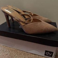 Dolce Vita Heel Size 6.5 Camel Suede 