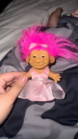 Vintage troll girl doll