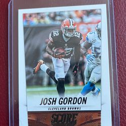 2014 Score Football Card #53 Josh Gordon Cleveland Browns