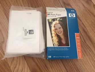 Premium HP Photo 4” x 6”. 100 Glossy Sheets