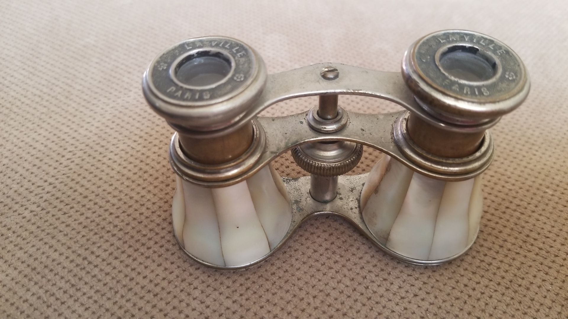 Antique Mother Of Pearl Opera Glasses
