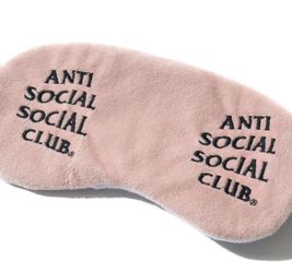 Anti Social Social Club Pink Sleeping Eye Mask