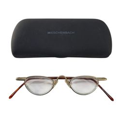 Eschenbach Noves Bino 1681-5D Low Vision Magnifying Glasses Germany Gold Tortoise