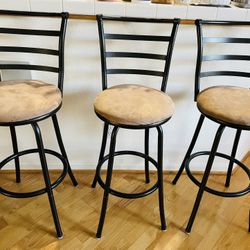 Set of 3 Bar Stools