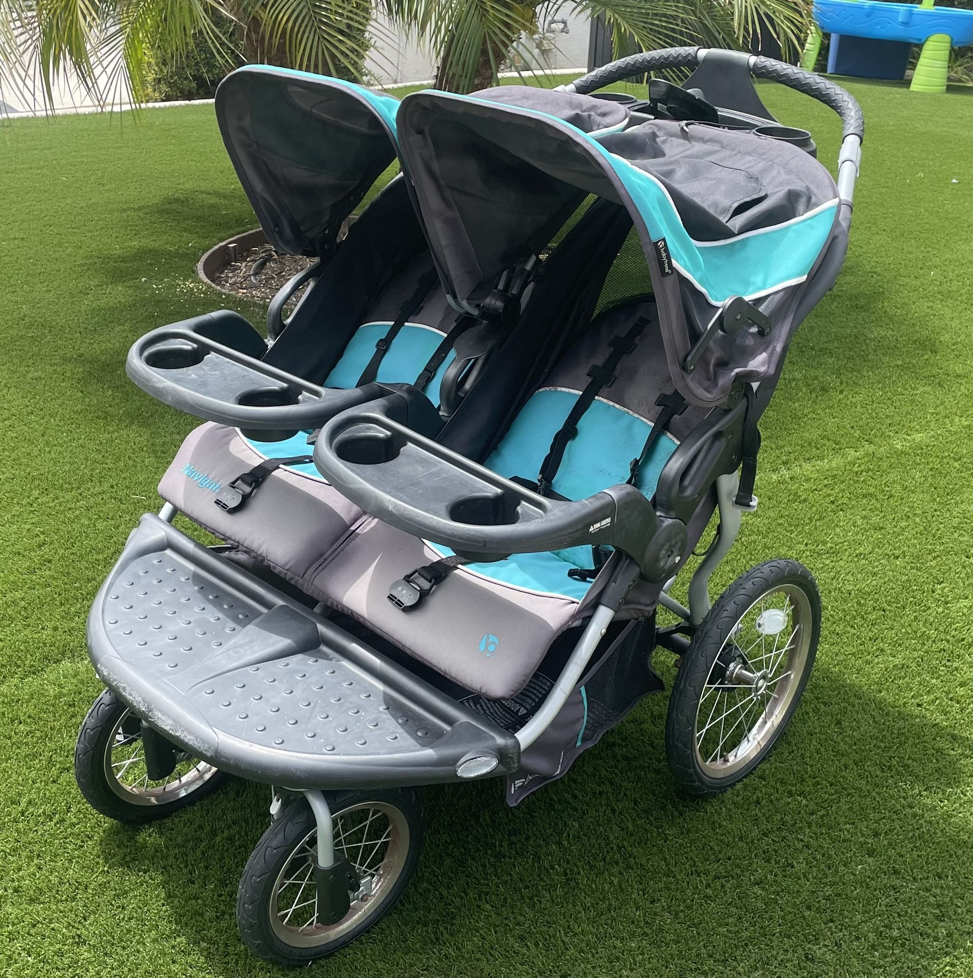 Baby Trend Navigator Double Stroller Jogger