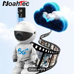 Robot Security Camera - Stage Monitors with 4K HD Dual-band 2.4G&5G WIFI, 360 Degree Panoramic View, Mobile Telephotography Head, Wireless Smart Camer