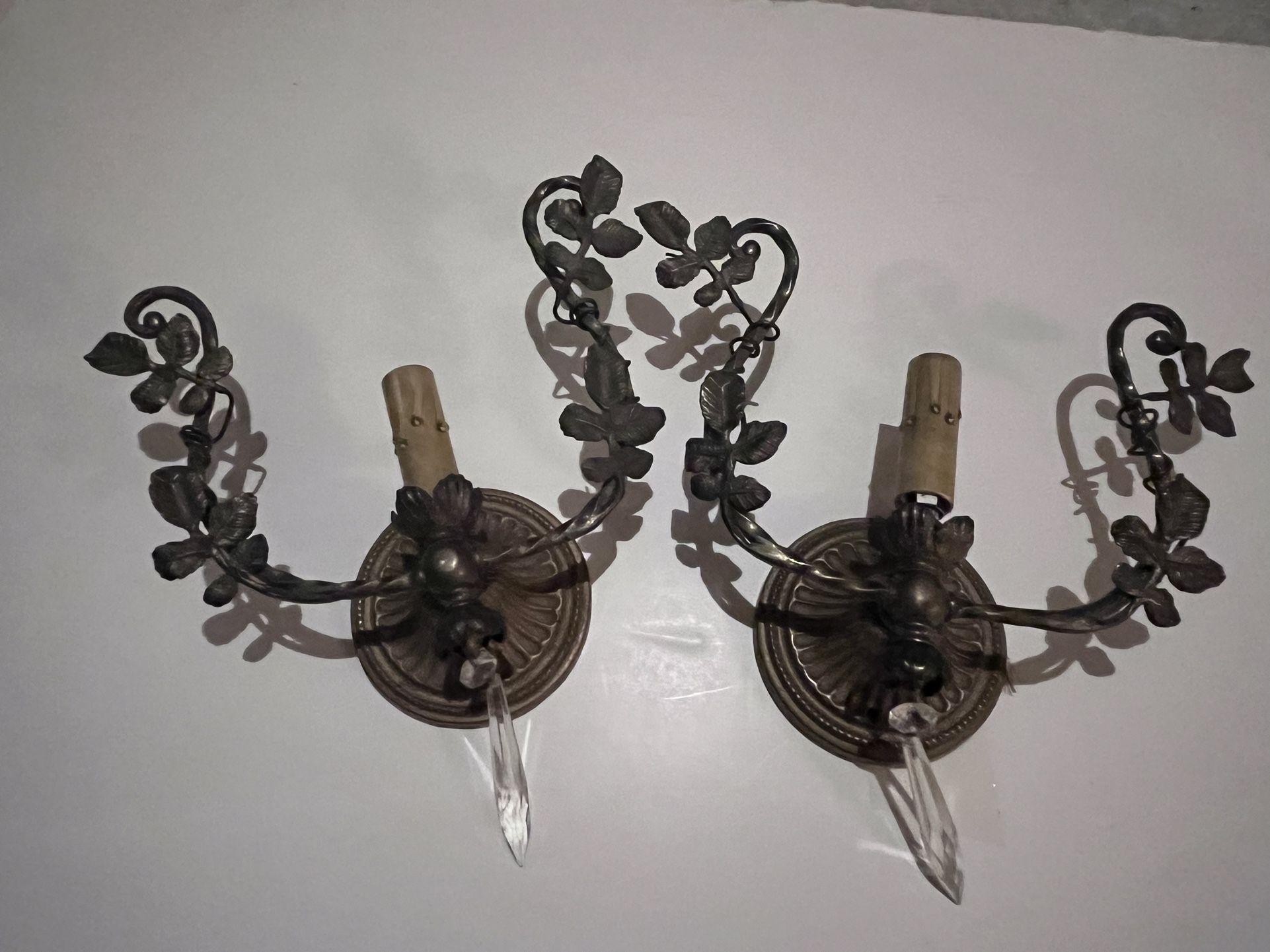 Antique Bronze Sconces