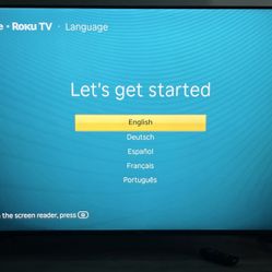 58” Hisense Roku TV Like New